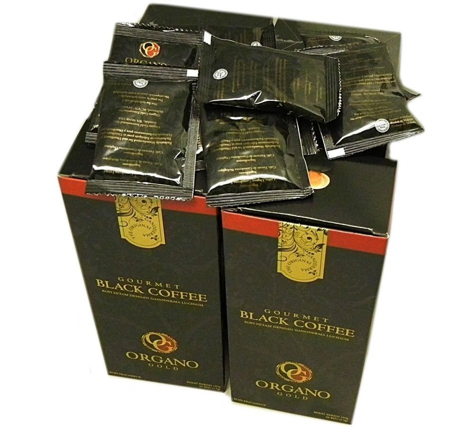 6 Boxes of Organo Gold Ganoderma &ndash; Black Coffee (30 sachets per box) N4
