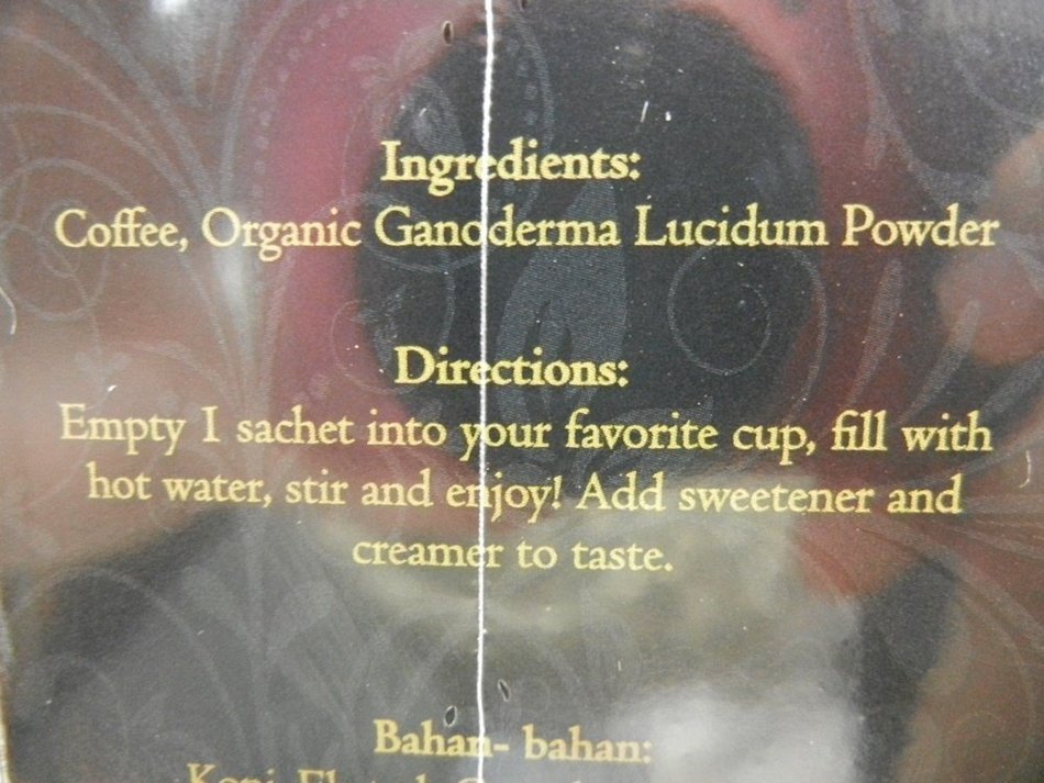 6 Boxes of Organo Gold Ganoderma &ndash; Black Coffee (30 sachets per box) N6