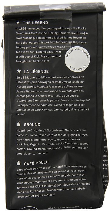 Kicking Horse Coffee, Ground, Grizzly Claw, 10 Ounce N2