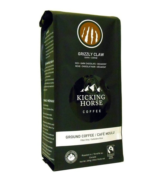 Kicking Horse Coffee, Ground, Grizzly Claw, 10 Ounce N5