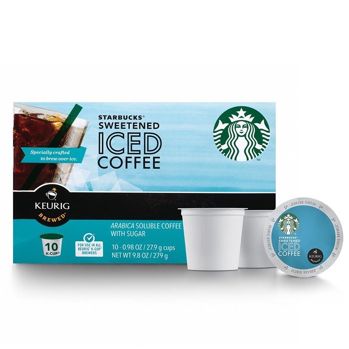Starbucks Sweetened Iced Coffee, K-Cup for Keurig Brewers, 60 Count