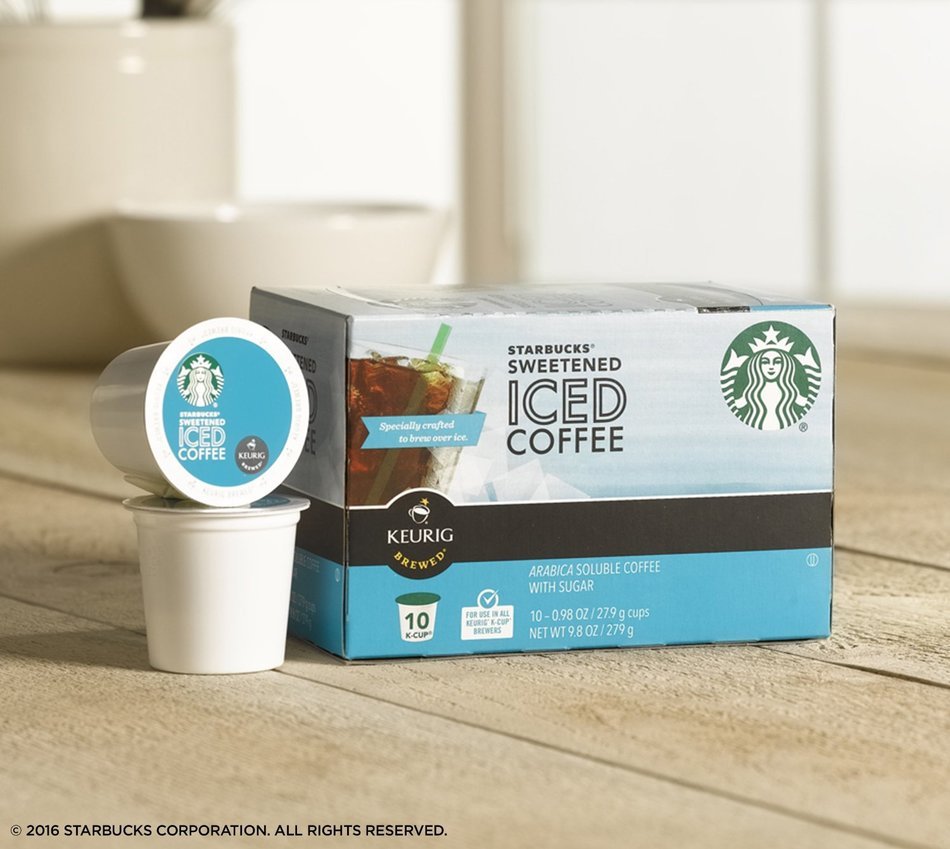 Starbucks Sweetened Iced Coffee, K-Cup for Keurig Brewers, 60 Count N4