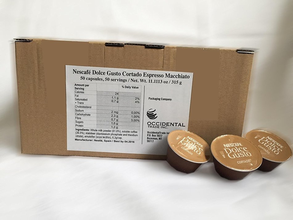 50 X Nescaf&eacute; Dolce Gusto Cortado Espresso Macchiato, 50 Capsules N2