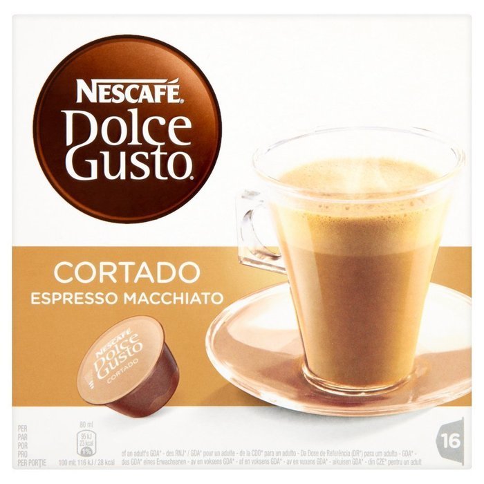 50 X Nescaf&eacute; Dolce Gusto Cortado Espresso Macchiato, 50 Capsules N3