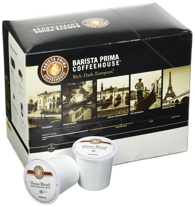 Barista Prima House Blend K-cup for Keurig Brewers, 24 Count