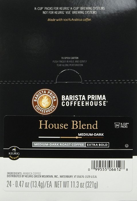 Barista Prima House Blend K-cup for Keurig Brewers, 24 Count N5