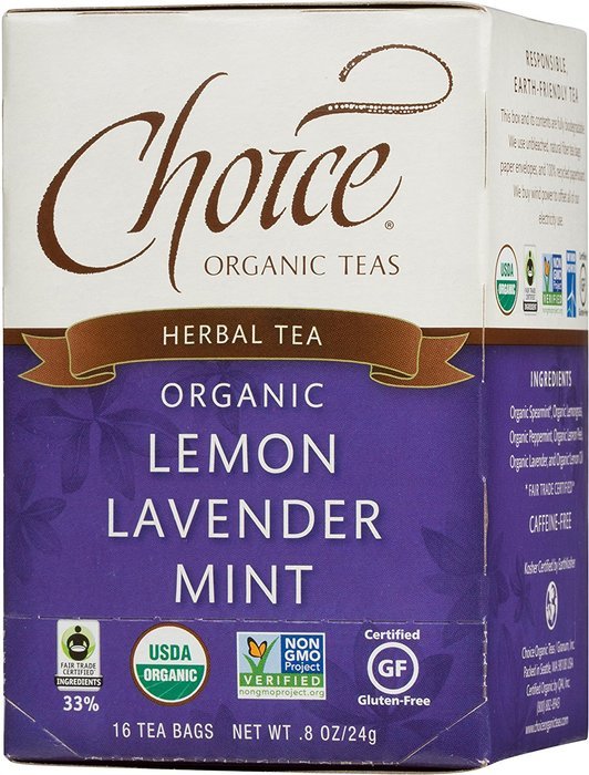 Choice Organic Caffeine Free Chamomile Herbal Tea, 16 Count Box N21