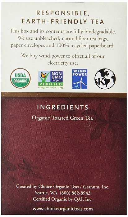 Choice Organic Caffeine Free Chamomile Herbal Tea, 16 Count Box N34