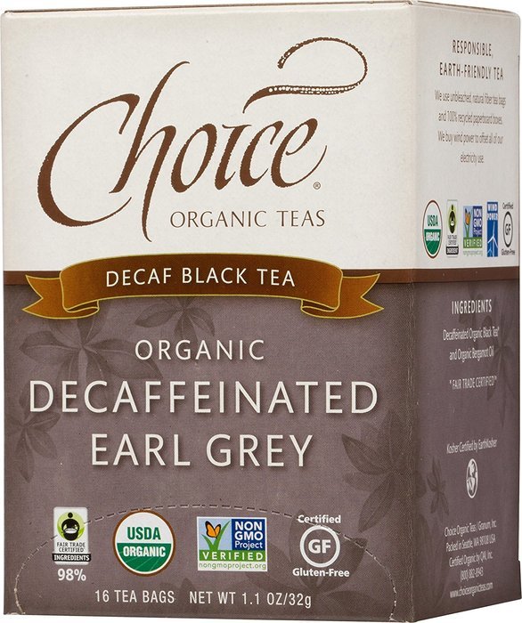 Choice Organic Caffeine Free Chamomile Herbal Tea, 16 Count Box N51