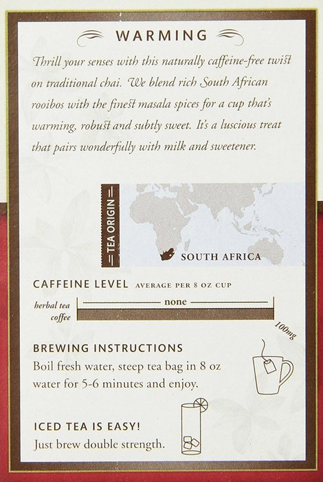 Choice Organic Caffeine Free Chamomile Herbal Tea, 16 Count Box N54
