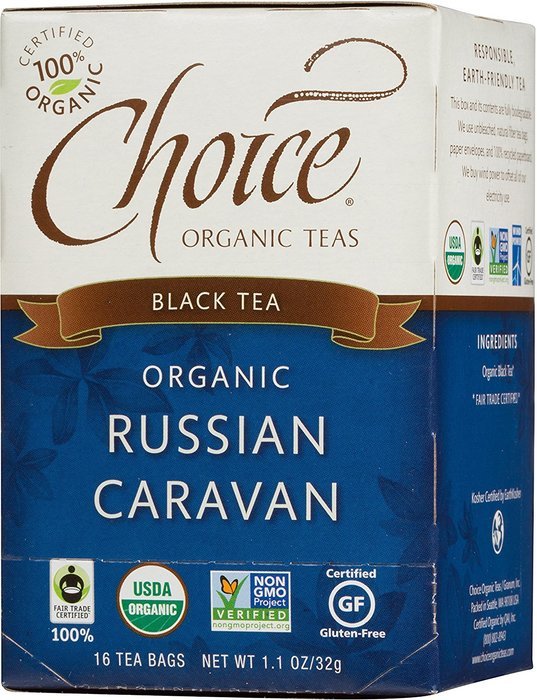 Choice Organic Caffeine Free Chamomile Herbal Tea, 16 Count Box N70