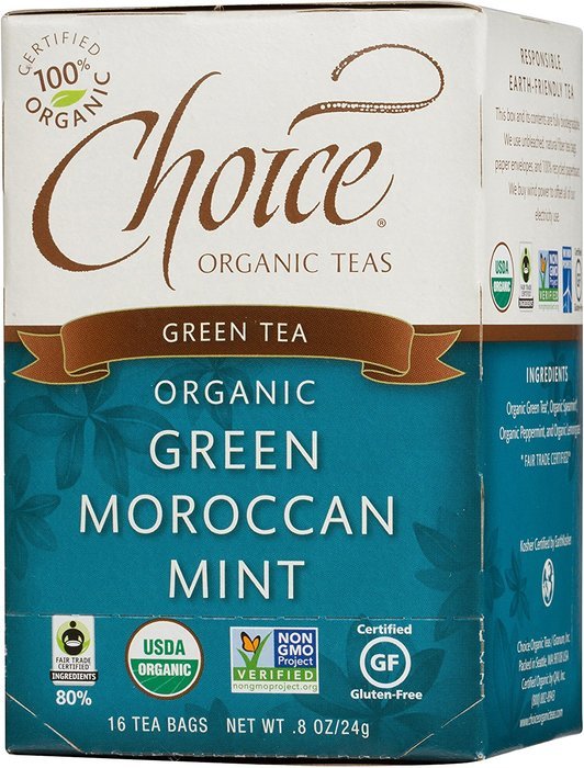 Choice Organic Caffeine Free Chamomile Herbal Tea, 16 Count Box N80