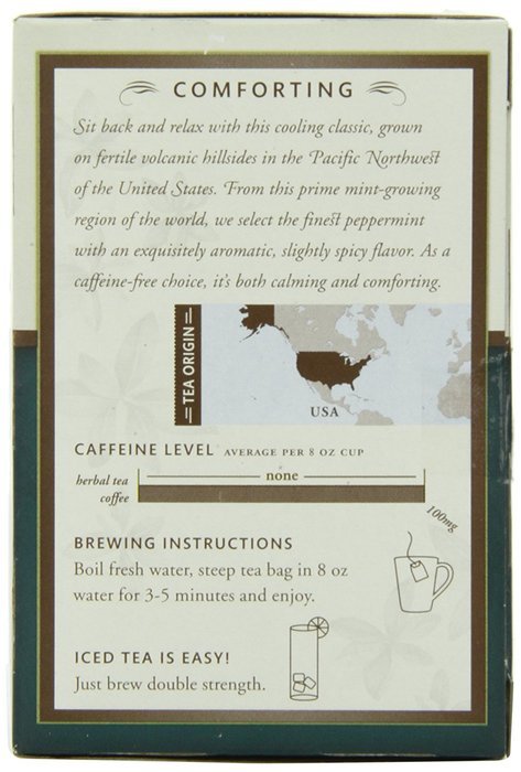 Choice Organic Caffeine Free Chamomile Herbal Tea, 16 Count Box N86
