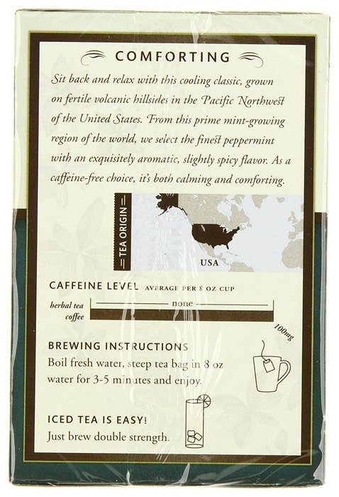 Choice Organic Caffeine Free Chamomile Herbal Tea, 16 Count Box N87
