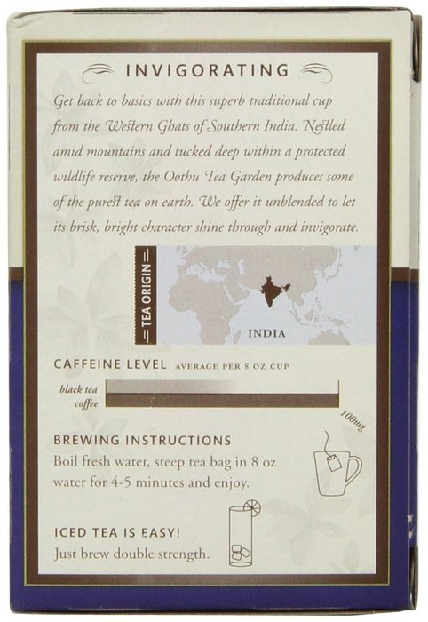 Choice Organic Caffeine Free Chamomile Herbal Tea, 16 Count Box N96