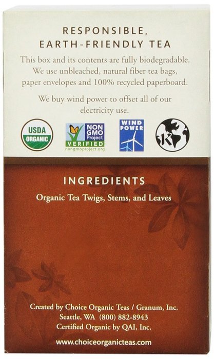 Choice Organic Caffeine Free Chamomile Herbal Tea, 16 Count Box N103