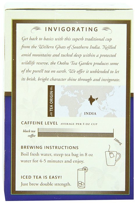 Choice Organic Caffeine Free Chamomile Herbal Tea, 16 Count Box N128