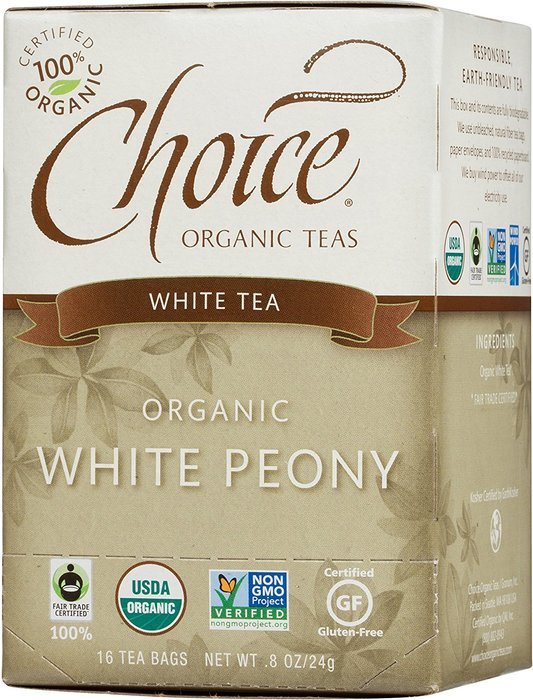 Choice Organic Caffeine Free Chamomile Herbal Tea, 16 Count Box N132