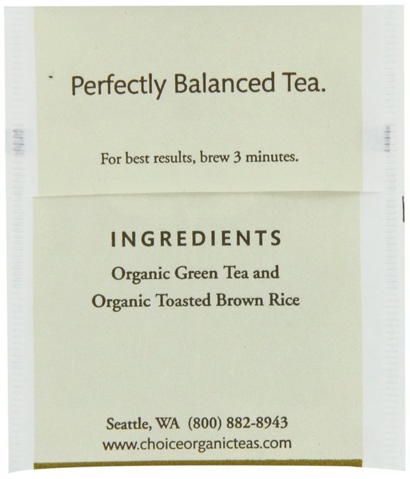 Choice Organic Caffeine Free Chamomile Herbal Tea, 16 Count Box N153