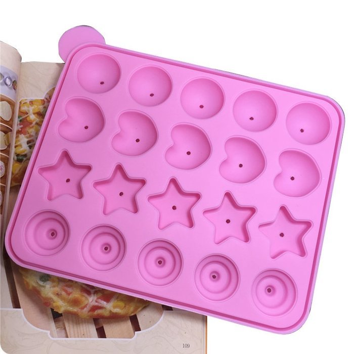 Q-life Silicone Non Stick Cake Bread Mold Silicone Flower Mold for Making Homemade Chocolate, Candy, Gummy, Jelly... N2