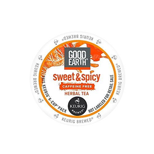 Good Earth Sweet and Spicy Caffeine Free Herbal Tea K-Cups - 18 ct, Pack of 2