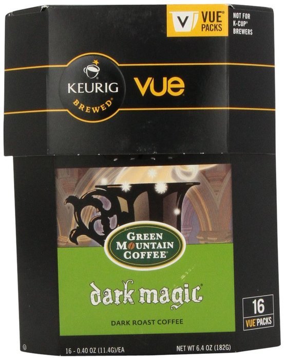 Vue Pack Dark Magic Coffee for Keurig Vue Brewers-16 Count 2 Pack