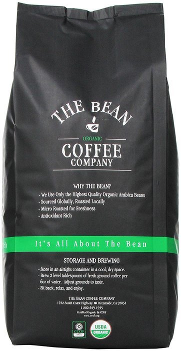The Bean Coffee Company, Le Bean (Dark French Roast) Organic Whole Bean Coffee, 5-Pound Bag N2