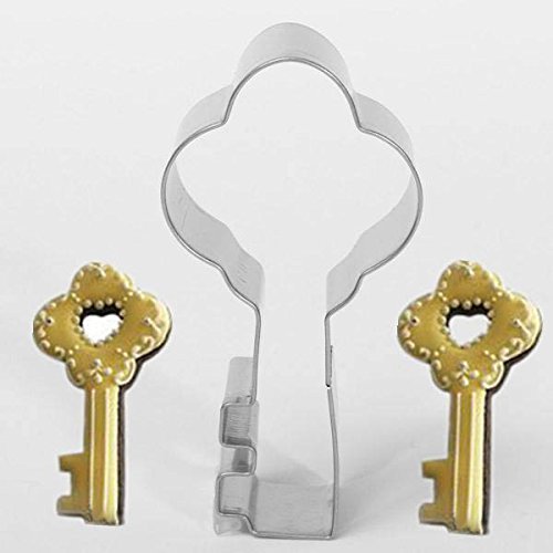 Stainless Steel Key Shape Cookie Cutter Cake Baking Mold shopping N4