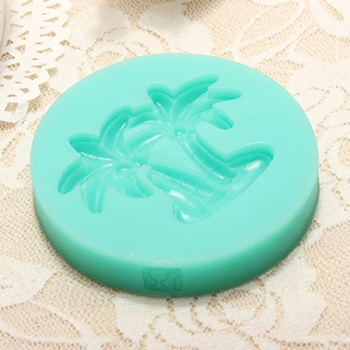 3D Silicone Coconut Palm Cake Mold Fondant Sugar Decoration N2