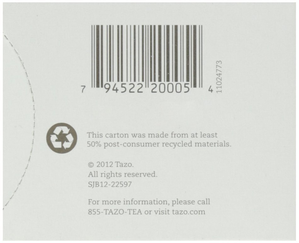 Tazo Decaf Chai Black Tea, 20 ct N5