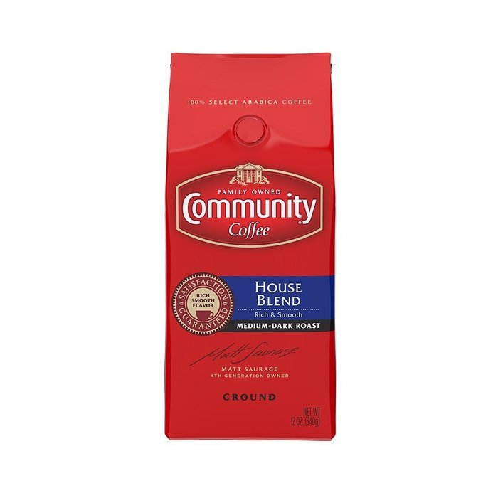 Community Coffee Ground House Blend, 12 Ounce bag