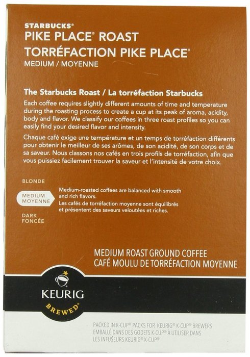 Starbucks Pike Place Torrefaction, K Cups, 96 Count N5