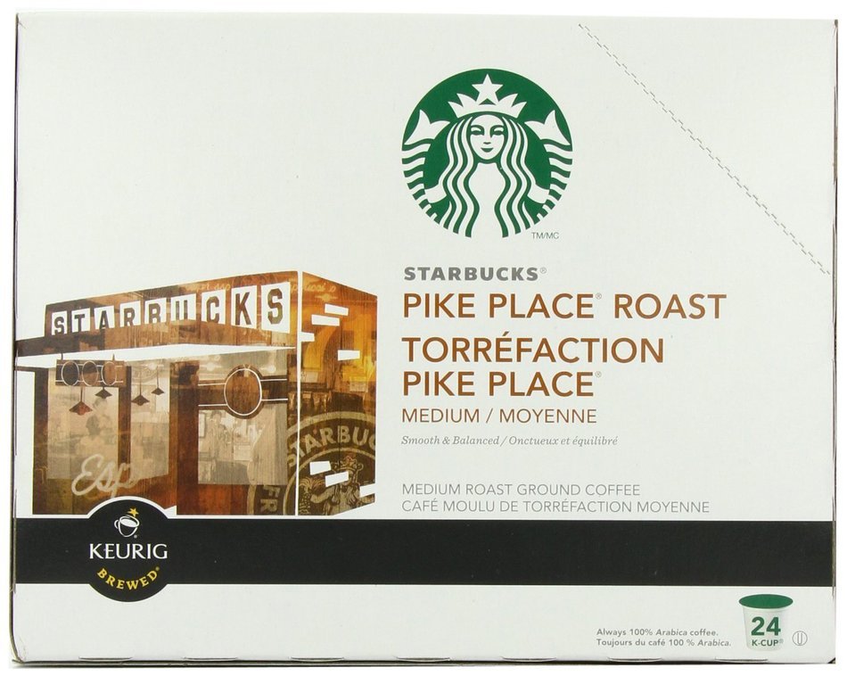 Starbucks Pike Place Torrefaction, K Cups, 96 Count N6