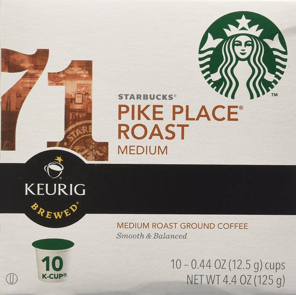 Starbucks Pike Place Torrefaction, K Cups, 96 Count N16