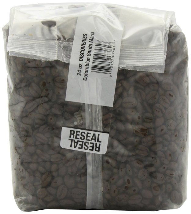 First Colony Organic Whole Bean Coffee, Colombian Santa Marta, 24-Ounce N2