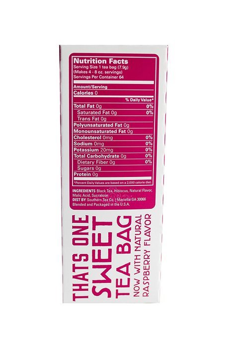 Southern Breeze Sweet Tea, Raspberry, 16 Count (Pack of 6) N8