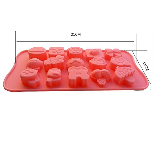 New Stytle DIY 15 HOLE Flower Silica Gel DIY Handmade Cake Molds Silicone Chocolate Mold