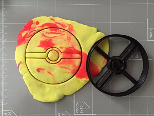 Pokemon Inspired Ball Cookie Cutter (2 inch)