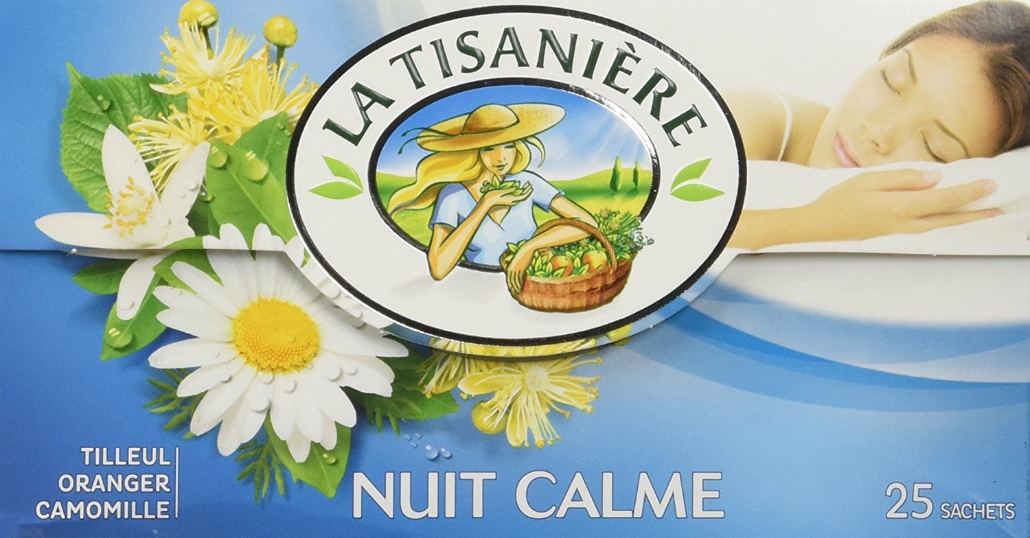 <b>La</b> Tisaniere French Tisane - 25 Counts (Nuit Calme (Tranquil night)) image.