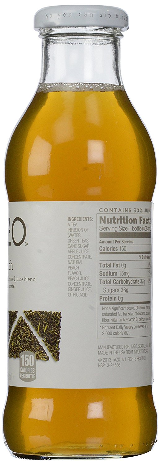 Tazo Tea, Giant Peach, 13.8 oz N2 free image download