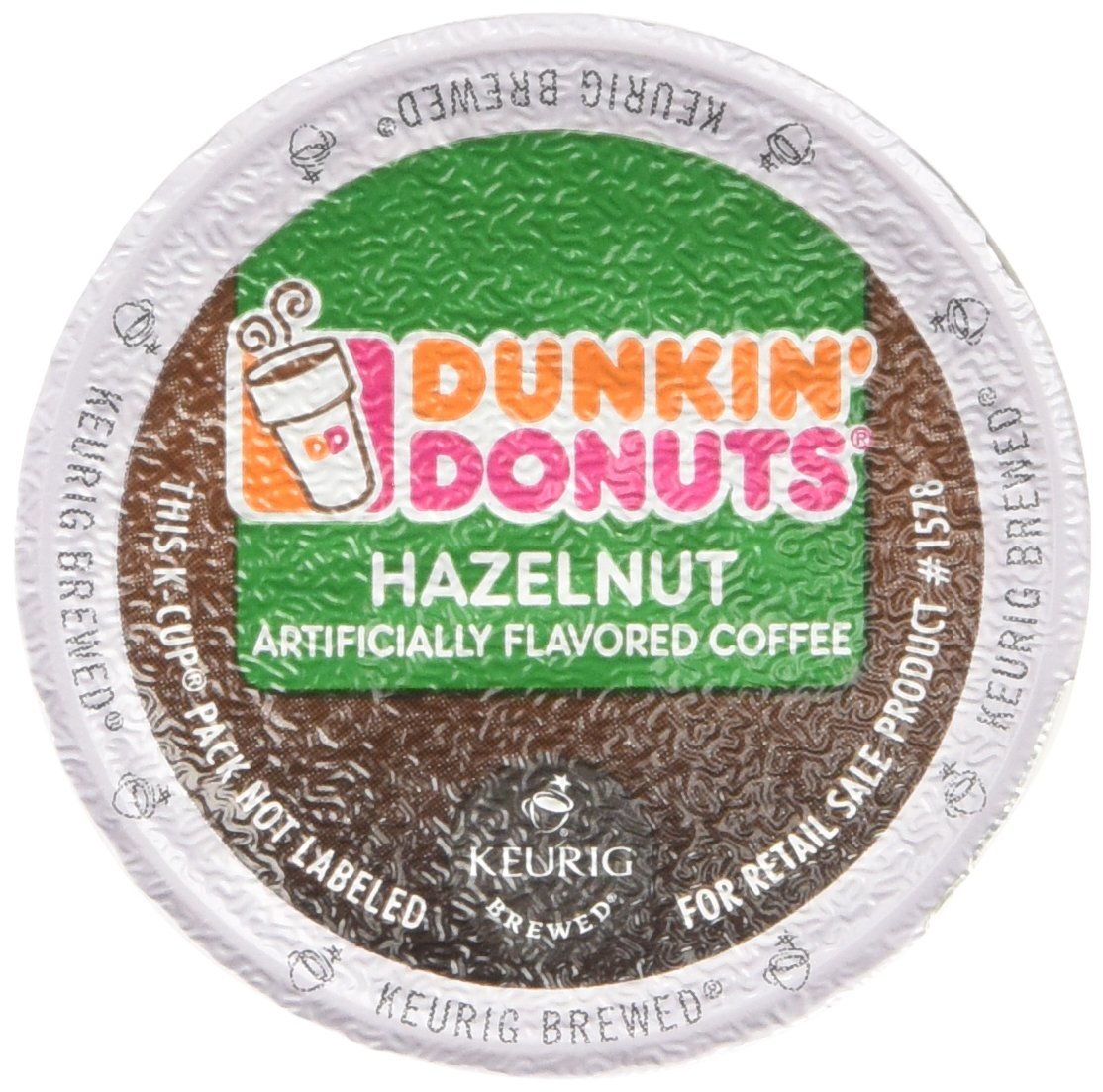 Dunkin Donuts K-cups Hazelnut - Box of 12 Kcups for Use in Keurig ...