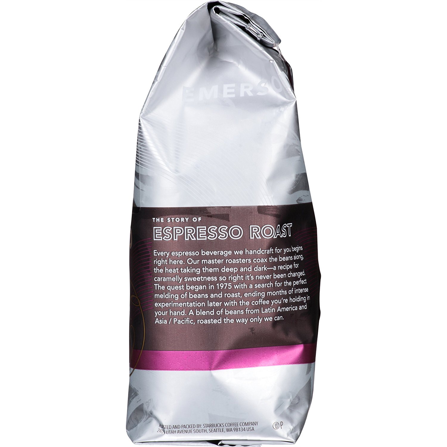 Starbucks Dark Espresso Roast Ground Coffee, 12Ounce Bags (Pack of 3