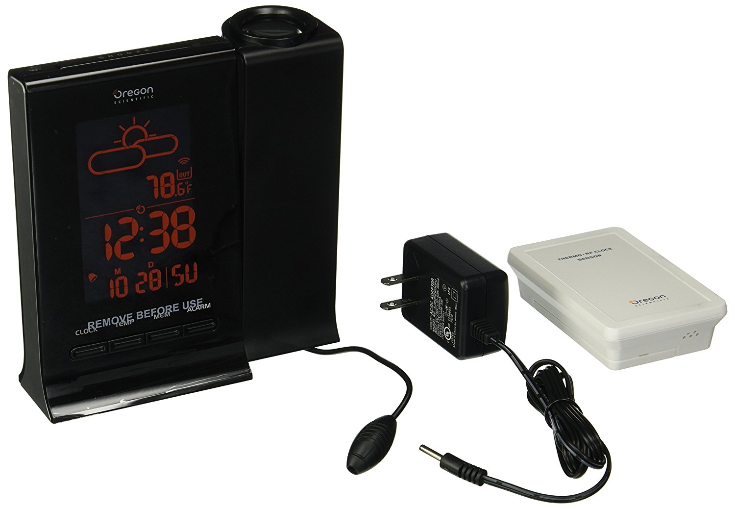 Oregon scientific bar339dpa daylight weather projection clock free