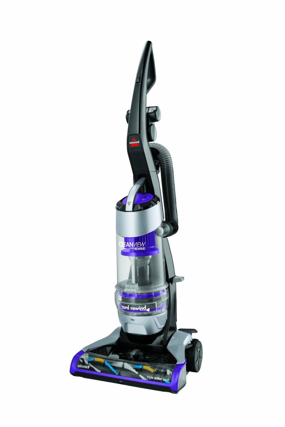 BISSELL CleanView Deluxe Rewind Bagless Upright Vacuum with Reach, 1322 ...