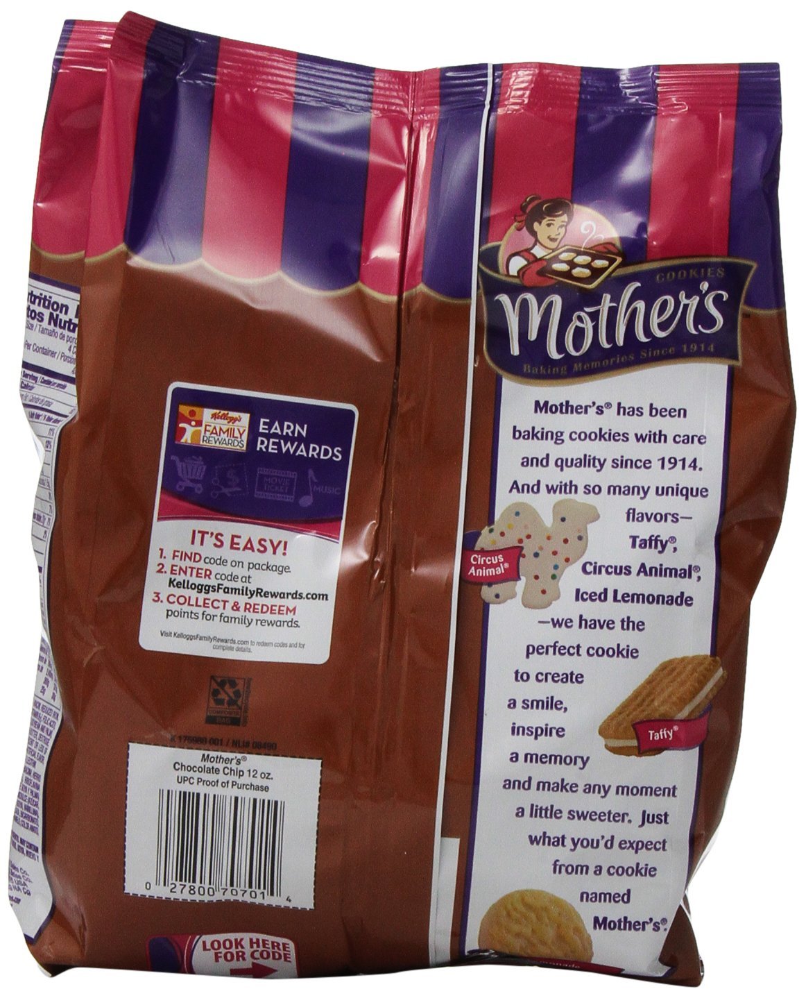 Mothers English Tea Sandwich Cookies, 16-Ounce Packages (Pack of 4 