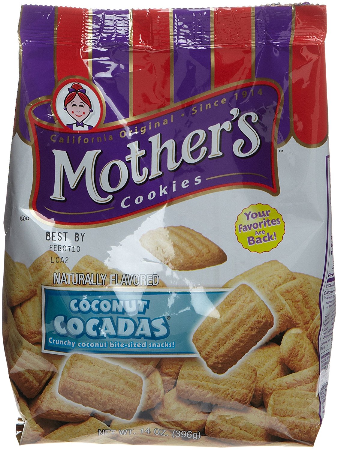 Mother's English Tea Sandwich Cookies, 16-Ounce Packages (Pack of 4 ...