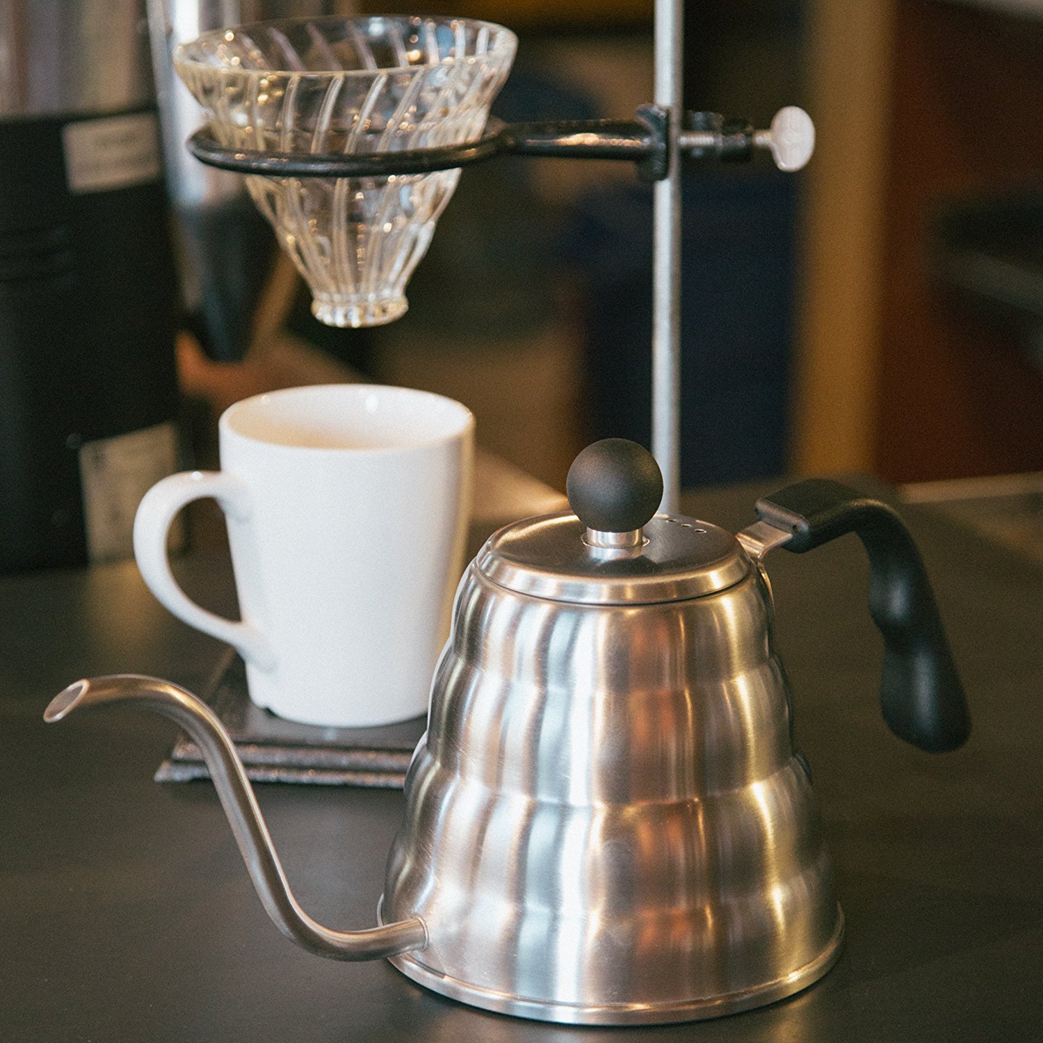 Pour Over Coffee Drip Kettle. Premium Stainless Steel Gooseneck Tea ...