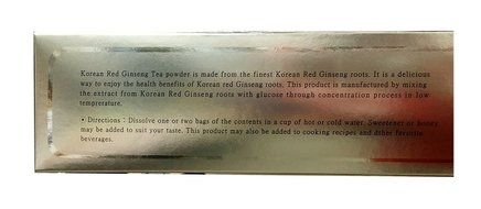 Korean Red Ginseng Tea 3g x 100 Packets, Ginseng Tea, Made in Korea - 6 Year Roots N4