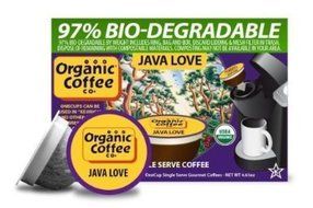 The ORGANIC COFFEE COMPANY JAVA LOVE 24 ONE CUPS for Keurig K-Cup Brewers