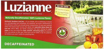 Luzianne Specially Blended for Iced Tea, Decaffeinated Family Sized, 48-Count Tea Bags N2